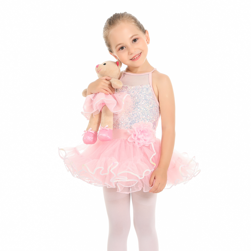 Ballerina Dress with Matching Bear