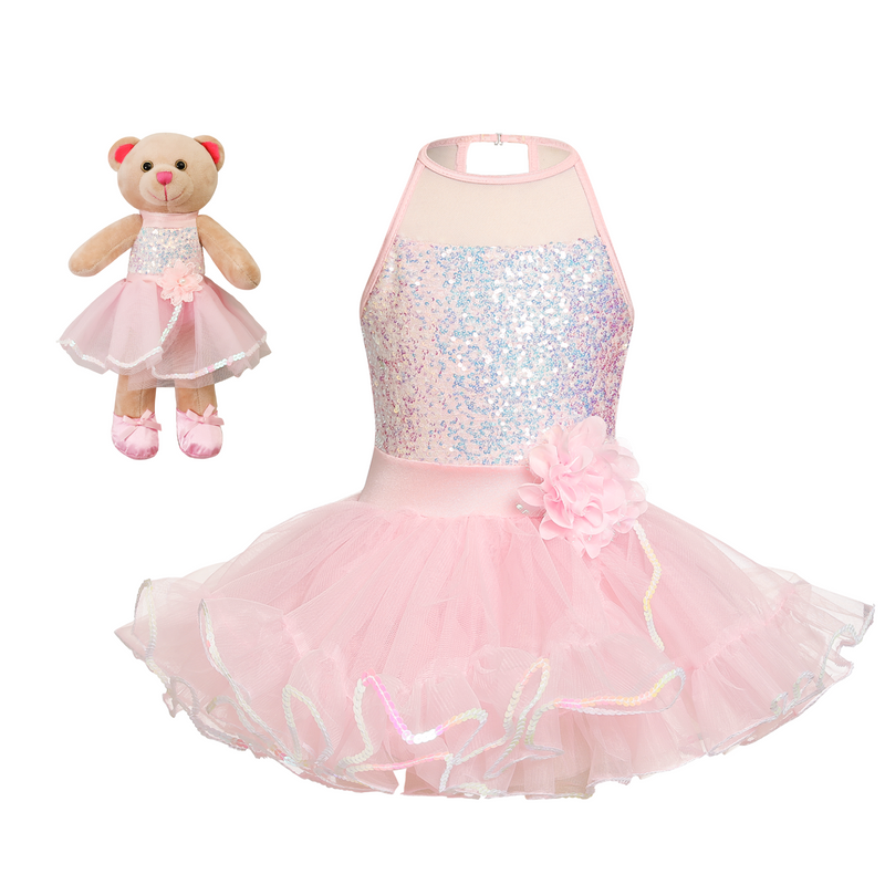 Ballerina Dress with Matching Bear