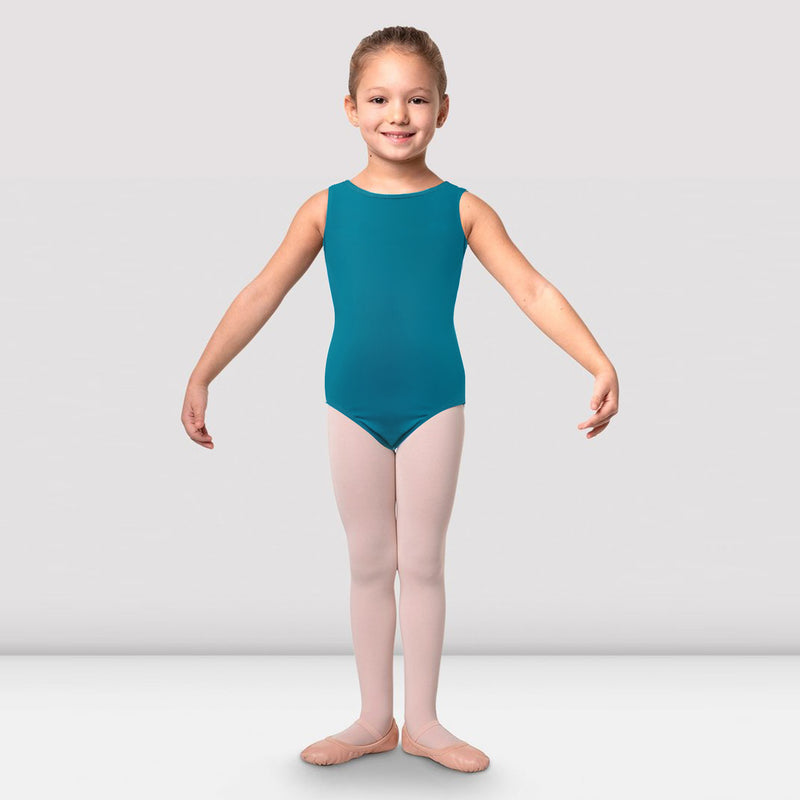 Girls Crisscross Mesh Back Leotards