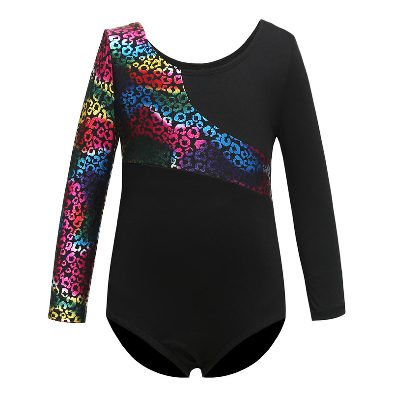 Girls Leopard Gymnastic Leotard