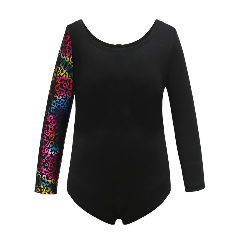 Girls Leopard Gymnastic Leotard