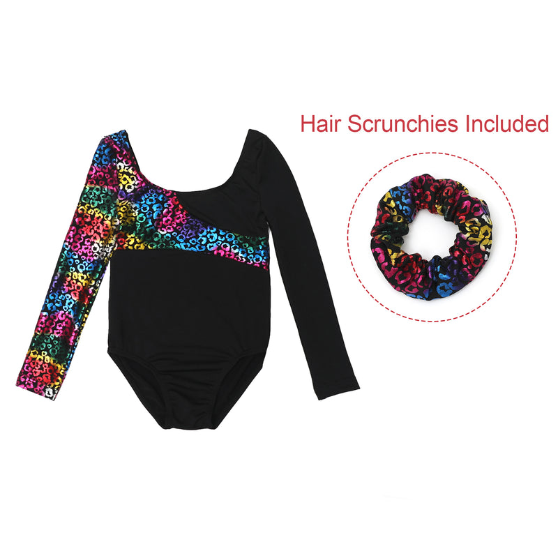 Girls Leopard Gymnastic Leotard